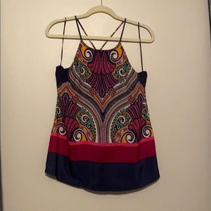 Multi colored dressy tank